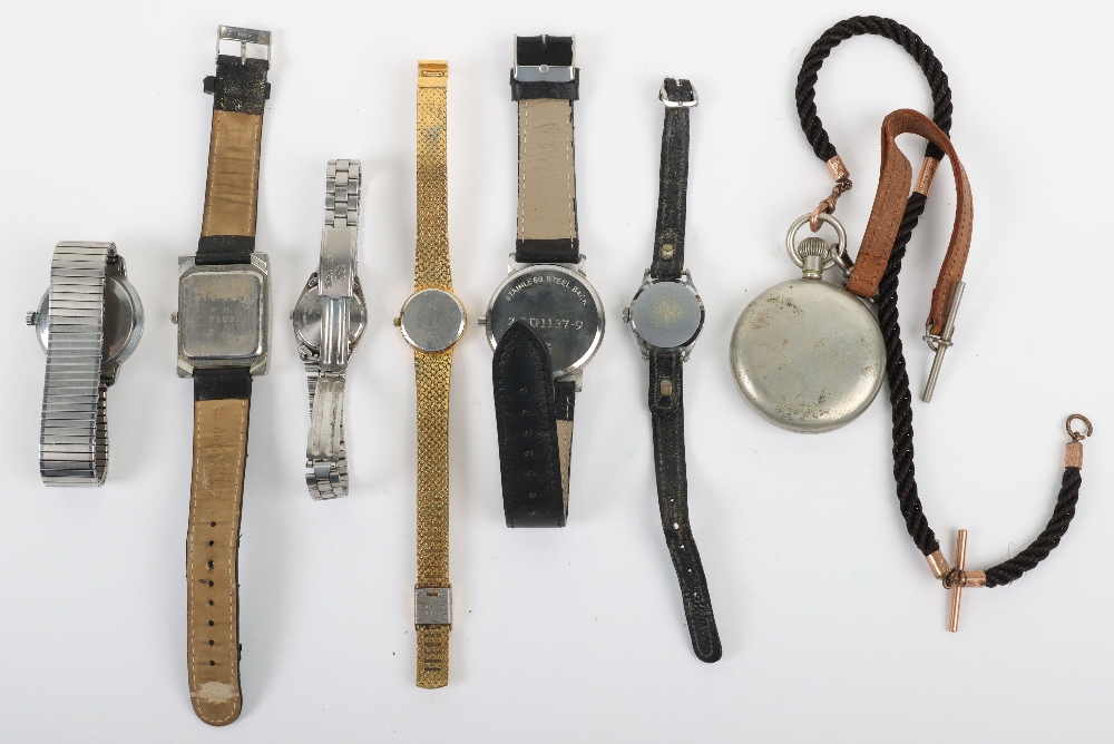 A selection of watches and a military style pocket watch - Image 4 of 4