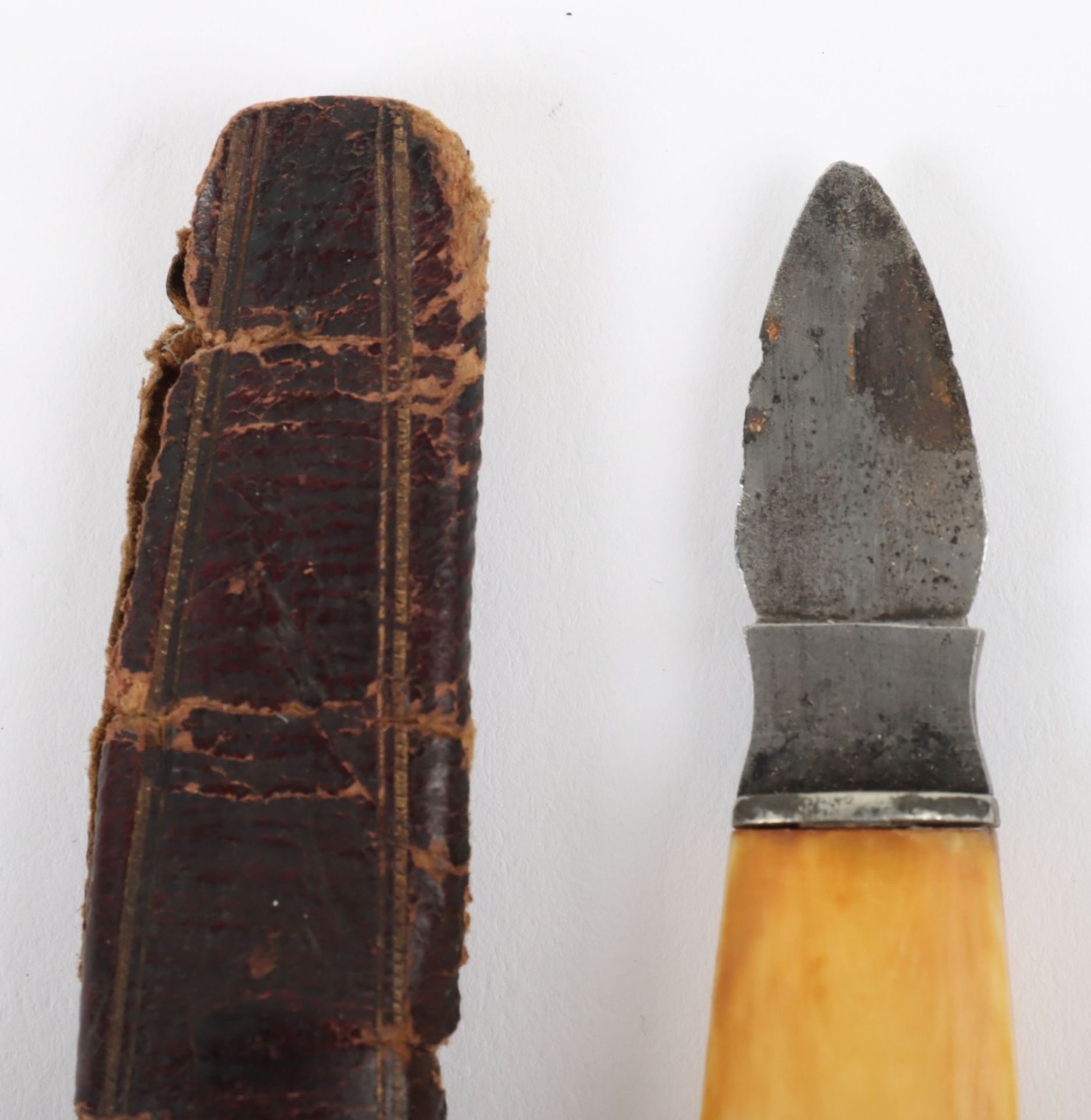 An 18th century bloodletting fleam (knife) by Durham - Image 2 of 5