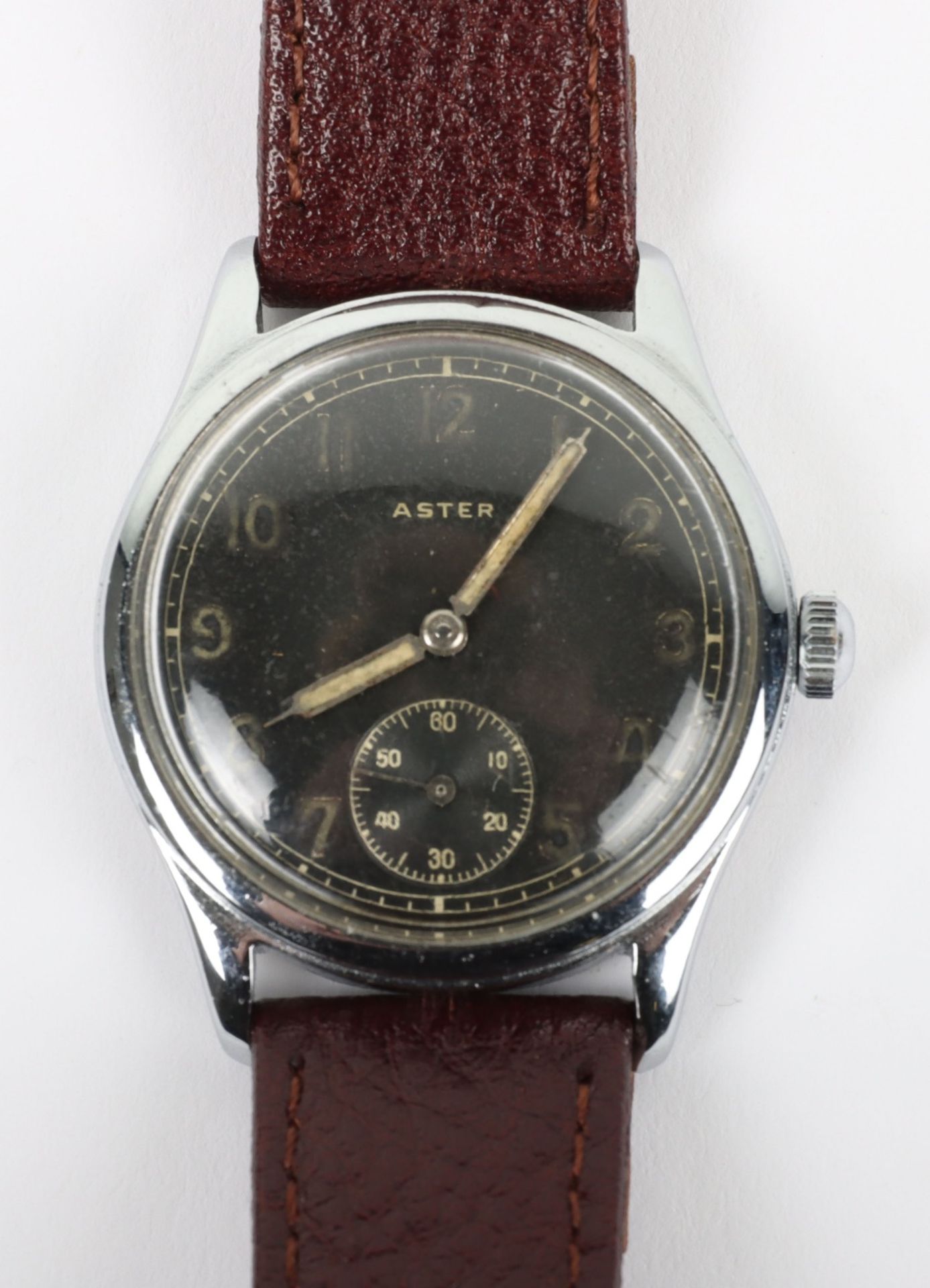 A German DU military wristwatch by Aster - Image 2 of 6