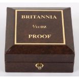 2002 Proof gold 1/10oz Britannia, 3.4g