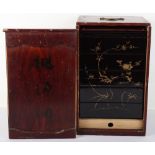 A Japanese Kodansu lacquer cabinet