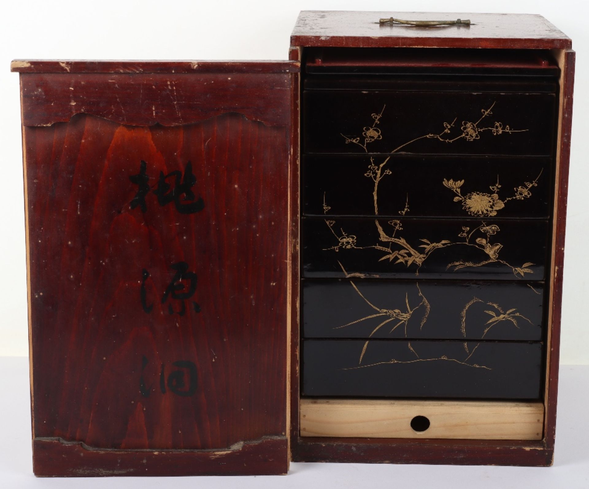 A Japanese Kodansu lacquer cabinet