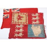Vintage Royal Standard and Canadian Flags