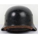 WW2 German M-42 Steel Combat Helmet