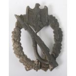 WW2 German Army / Waffen-SS Infantry Assault Badge in Silver