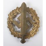 Third Reich SA Sports Badge in Bronze by W Redo