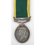 * George VI Efficiency Medal Royal Artillery