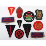 * Grouping of Royal Marines Insignia