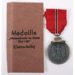 WW2 German Eastern Front Campaign Medal in Paper Packet of Issue