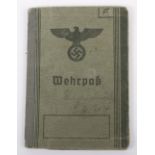 WW2 German Wehrpass to WW1 Veteran and Veteran of the Poland Campaign