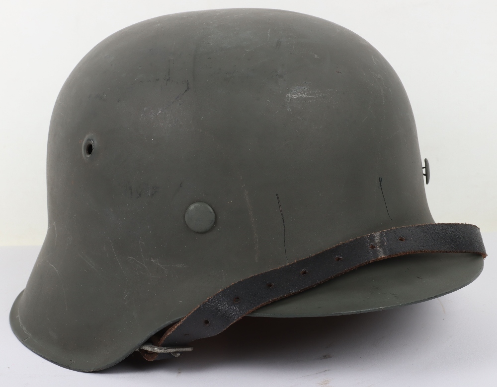 WW2 Style German Combat Helmet - Image 3 of 6