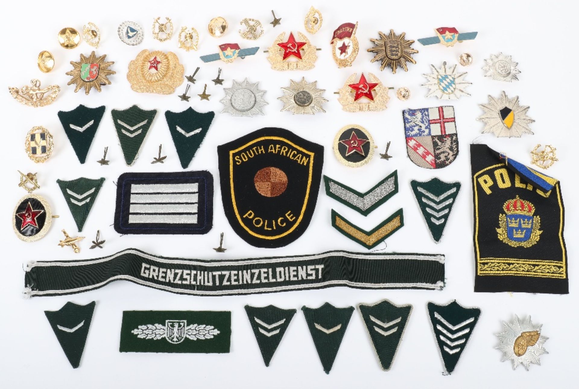 German and Russian Badges