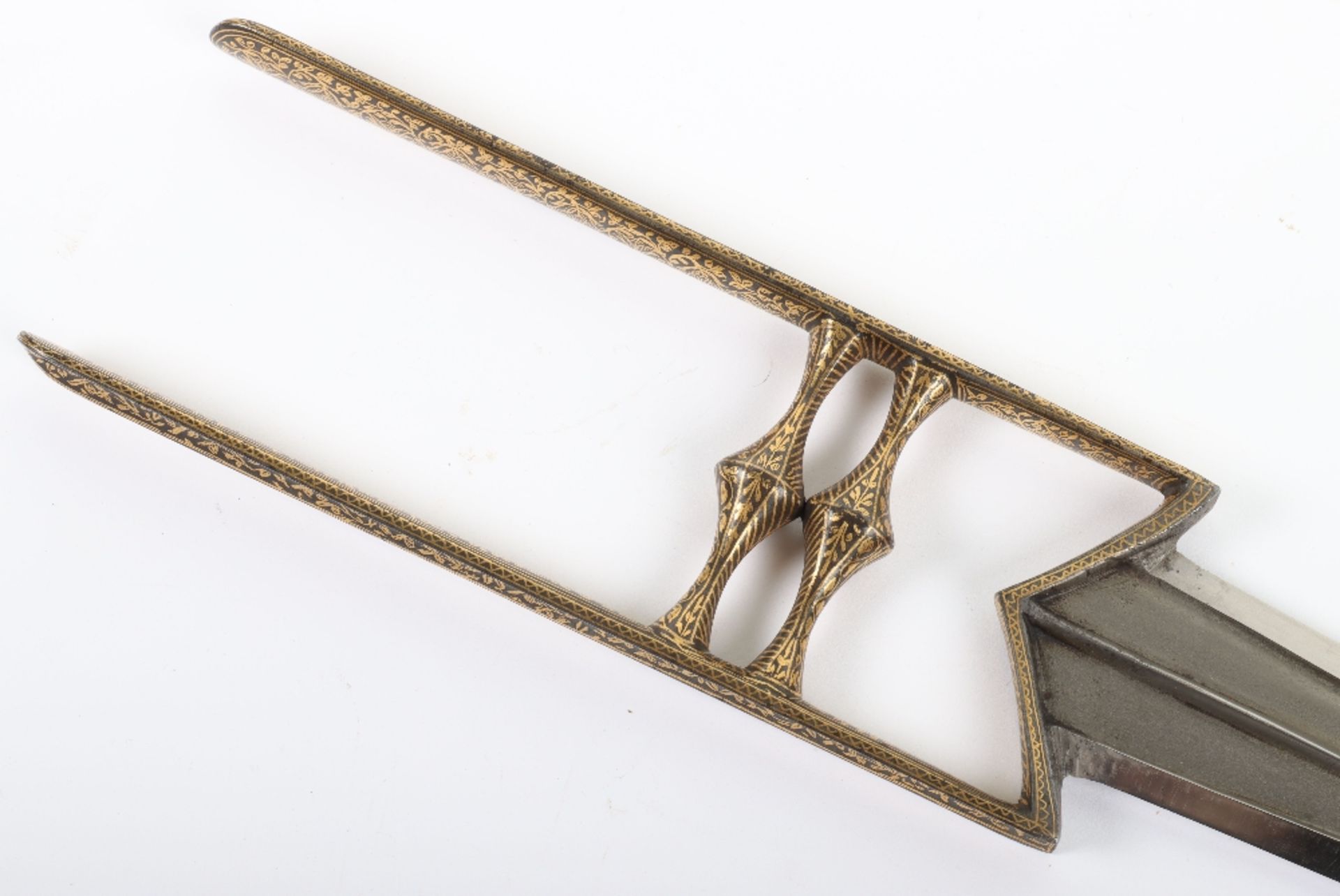 Indian Thrusting Dagger Katar from Rajasthan, Late 19th Century - Bild 11 aus 14