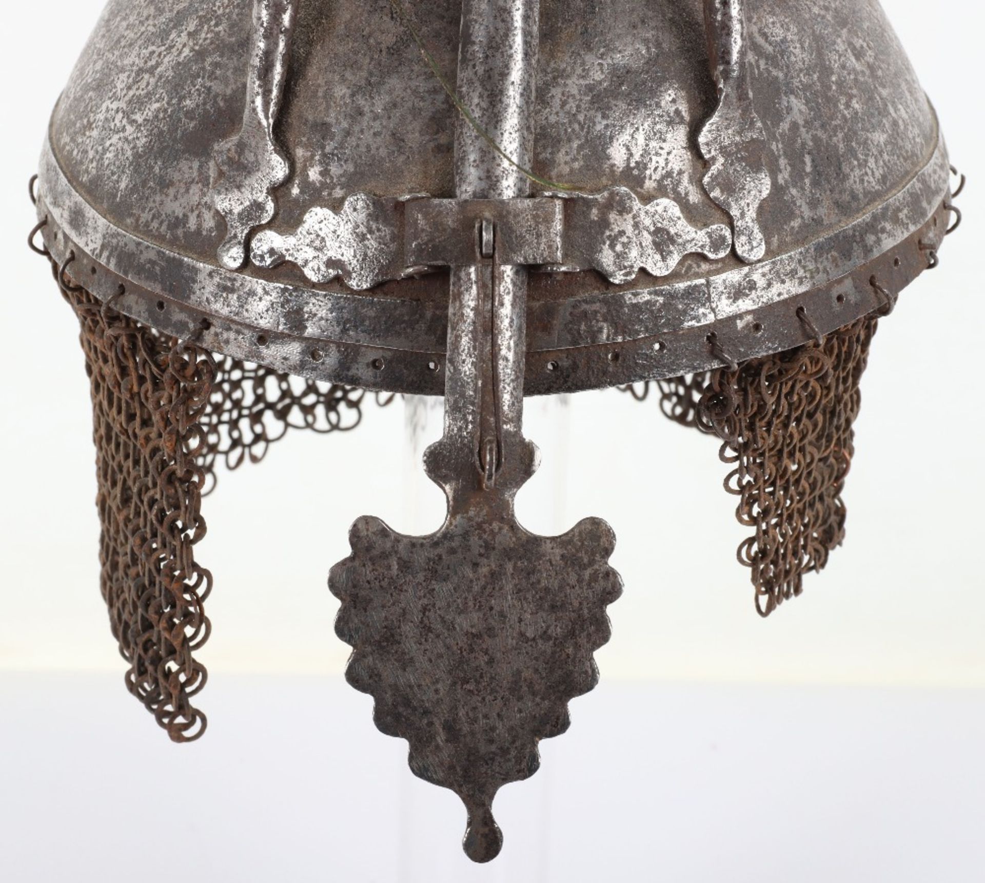 Indian Iron Helmet Khula Khud - Bild 2 aus 11