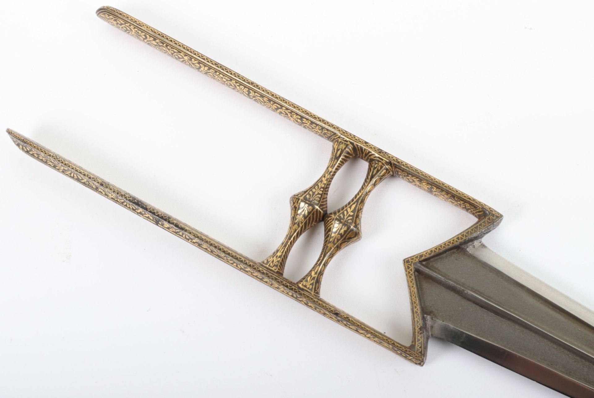 Indian Thrusting Dagger Katar from Rajasthan, Late 19th Century - Bild 5 aus 14