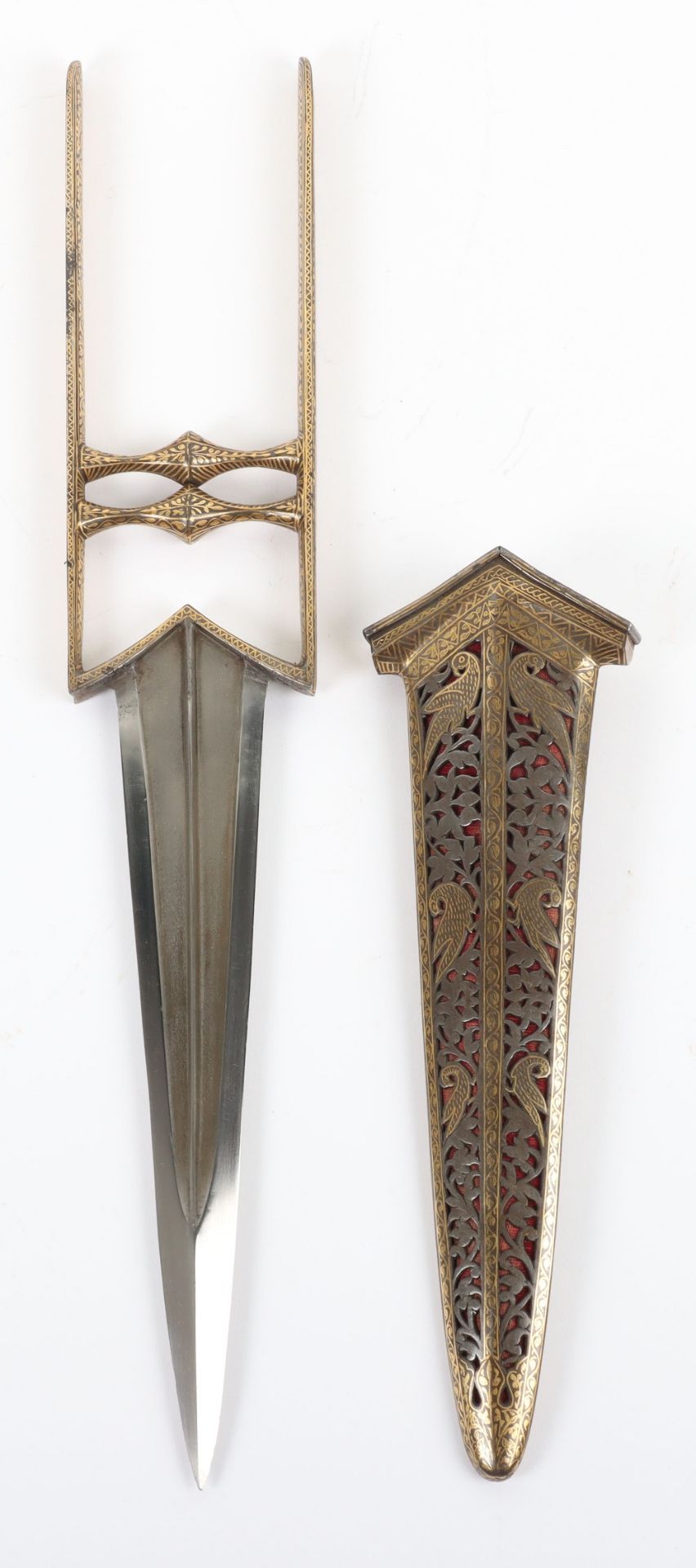 Indian Thrusting Dagger Katar from Rajasthan, Late 19th Century - Bild 2 aus 14