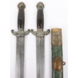 Pair of Chinese ‘River Pirates’ Double Swords, Late Qing Dynasty