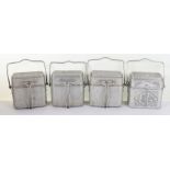 4x Engraved Personalised WW2 French Mess Tins