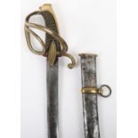 French Light Infantry Company Officers Sword