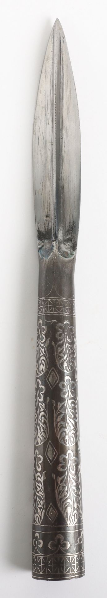 Finely Decorated Iron Head for an Indian Lance - Bild 2 aus 6