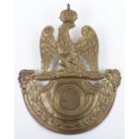 French Enlisted Ranks Shako Plate