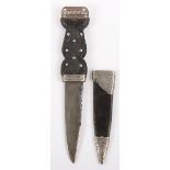Scottish Garter Knife Skean Dhu, c.1900