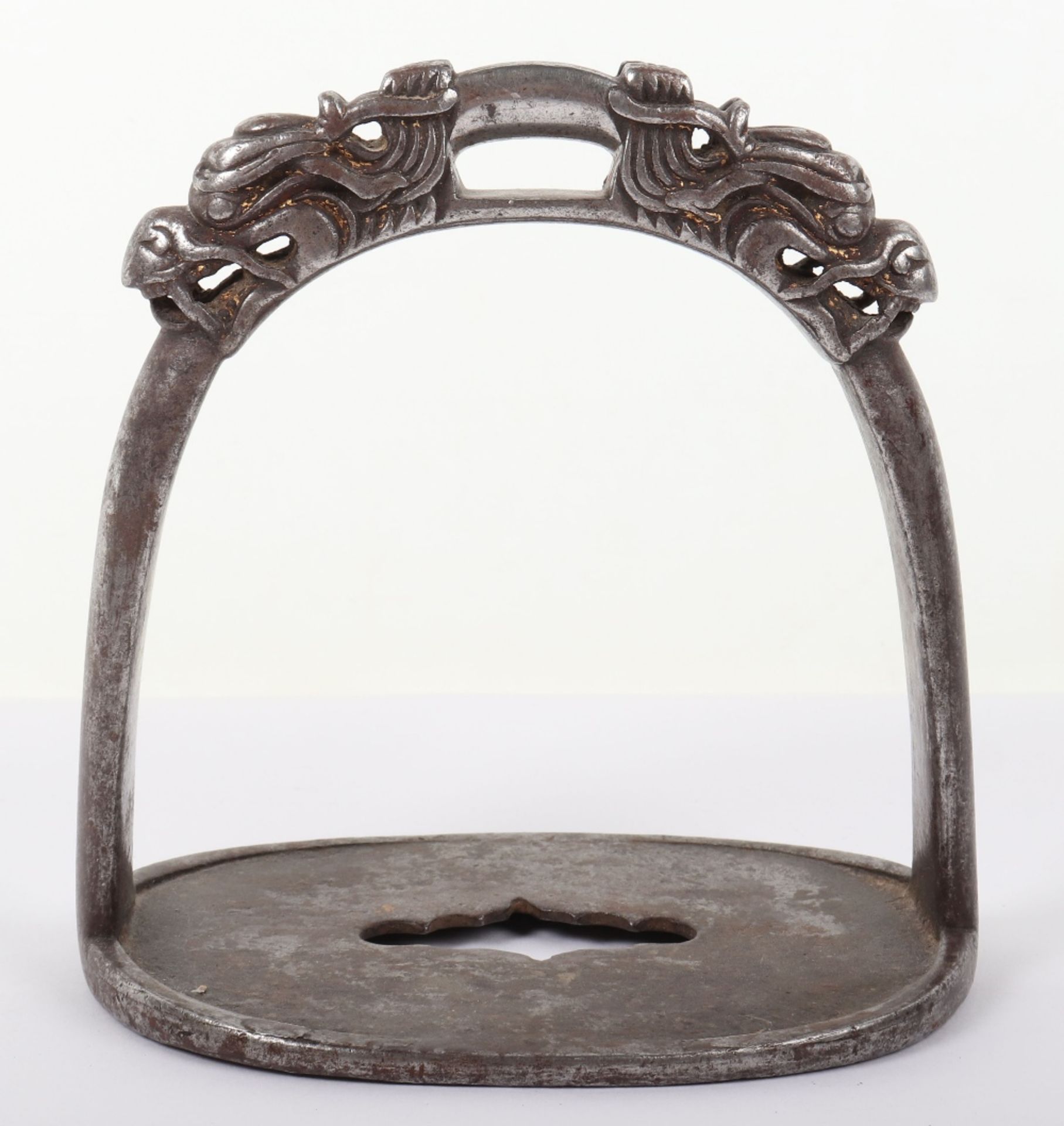 Early Chinese Wrought Iron Stirrup - Bild 3 aus 7
