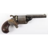 6 Shot .32” Moore’s Patent Front Loading Teat-Fire Revolver, No. 132 c.1864