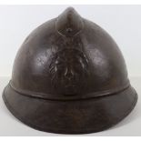 Belgium M-15 Adrian Steel Helmet