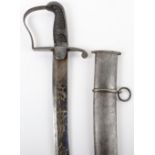 1796 Pattern Light Cavalry Officers Sword