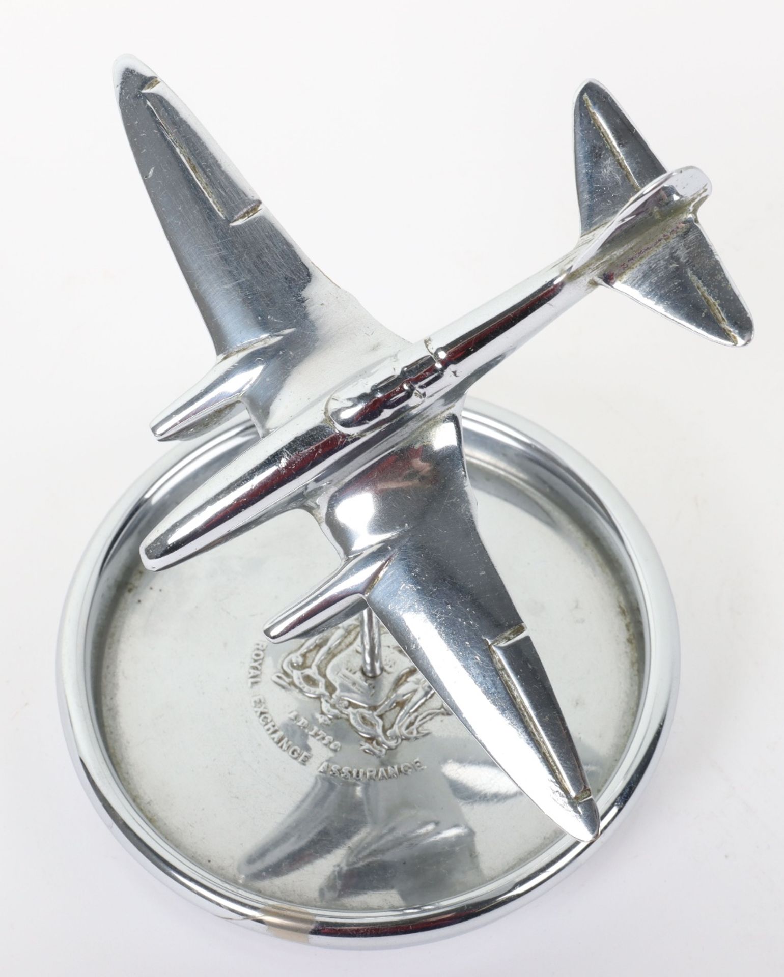Desk Ashtray with Model of a WW2 Dive Fighter Bomber in Flight - Image 6 of 7