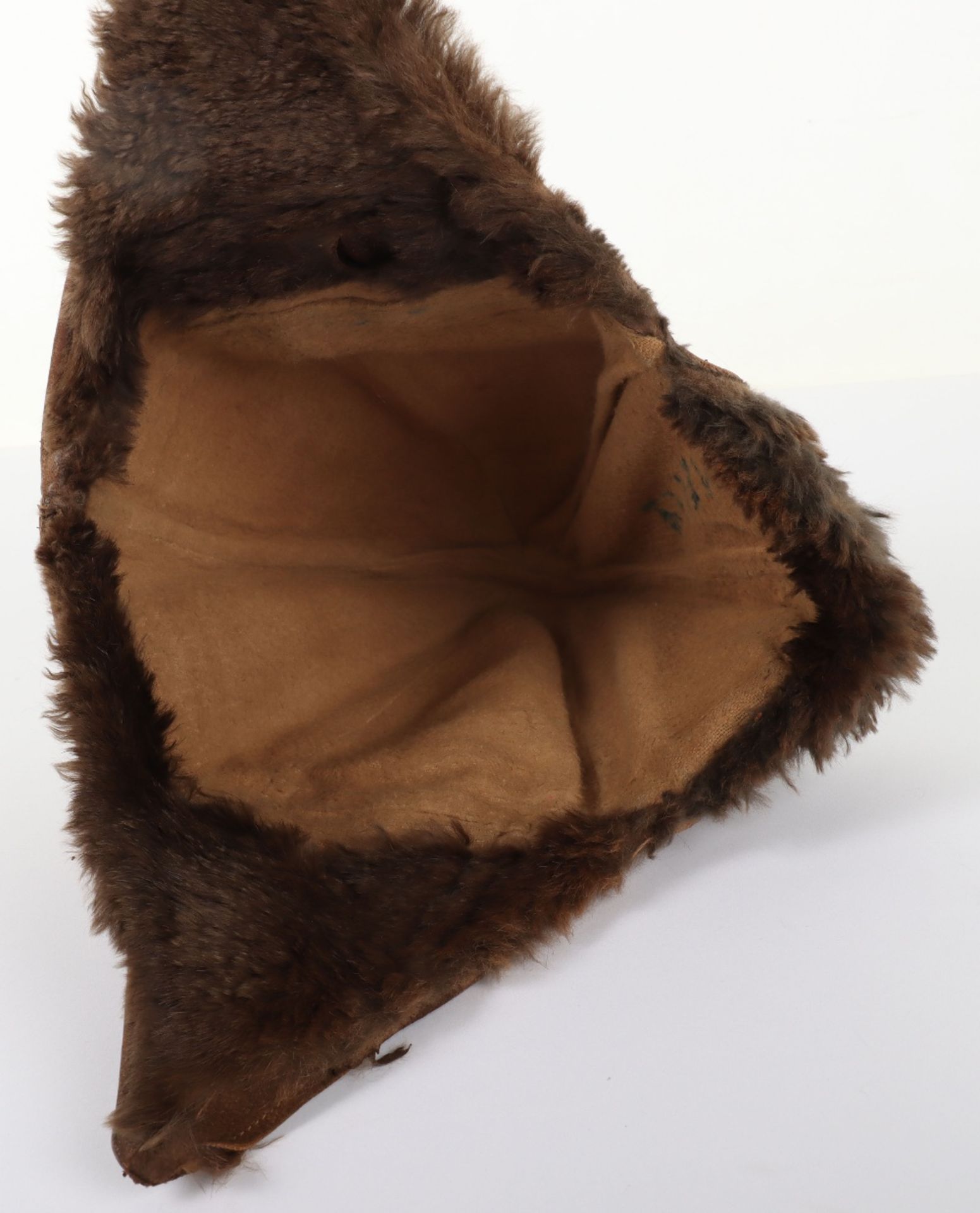 Great War Style Short Pattern Leather Flying Helmet - Image 7 of 9