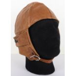 American 1920’s / 1930’s Leather Flight Helmet