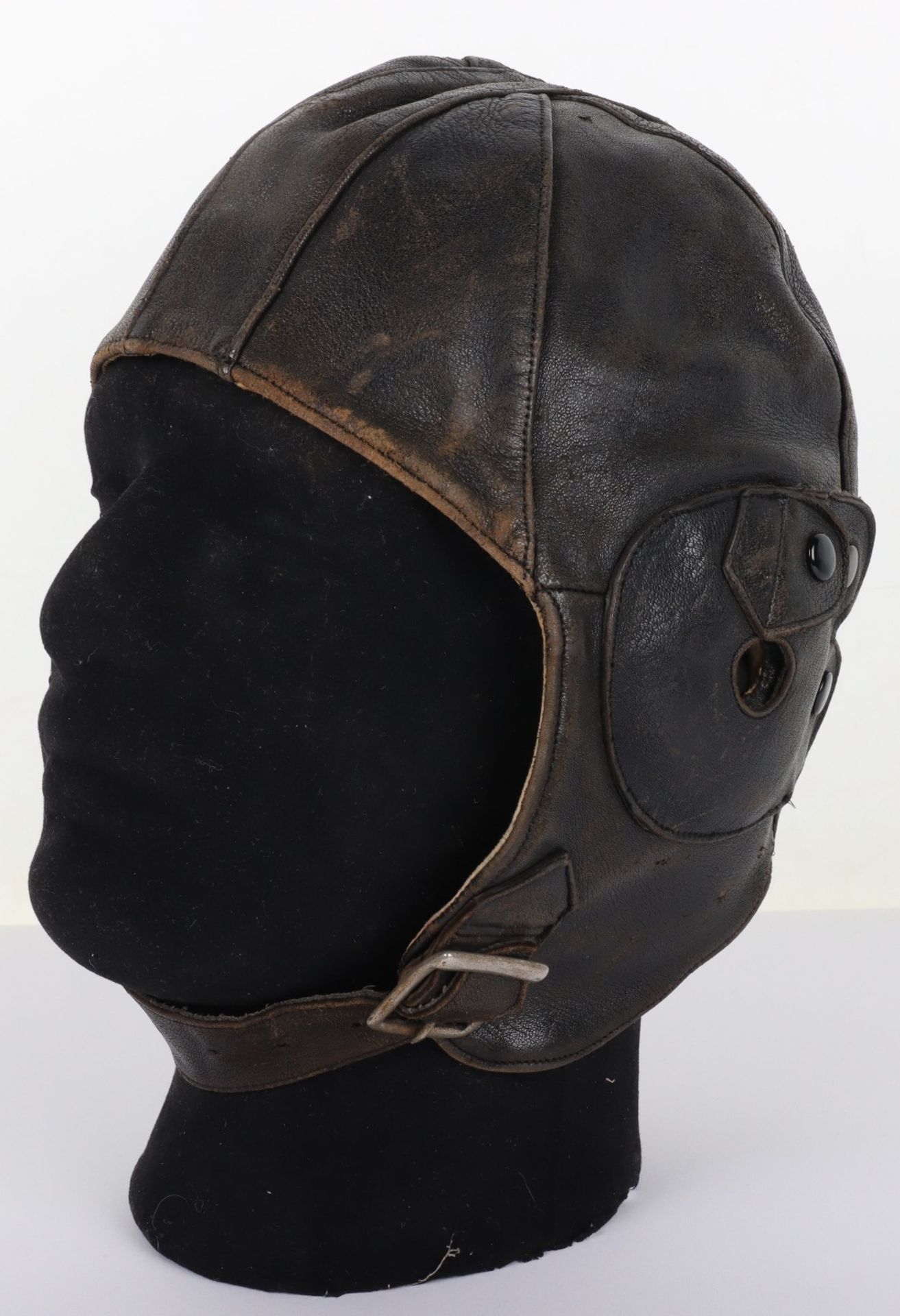 Pre-WW2 D Lewis Pattern Leather Flying Helmet - Image 2 of 10