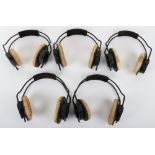 5x RAF Type C Headphones