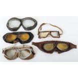 5x Pairs of Aviators Flying Goggles