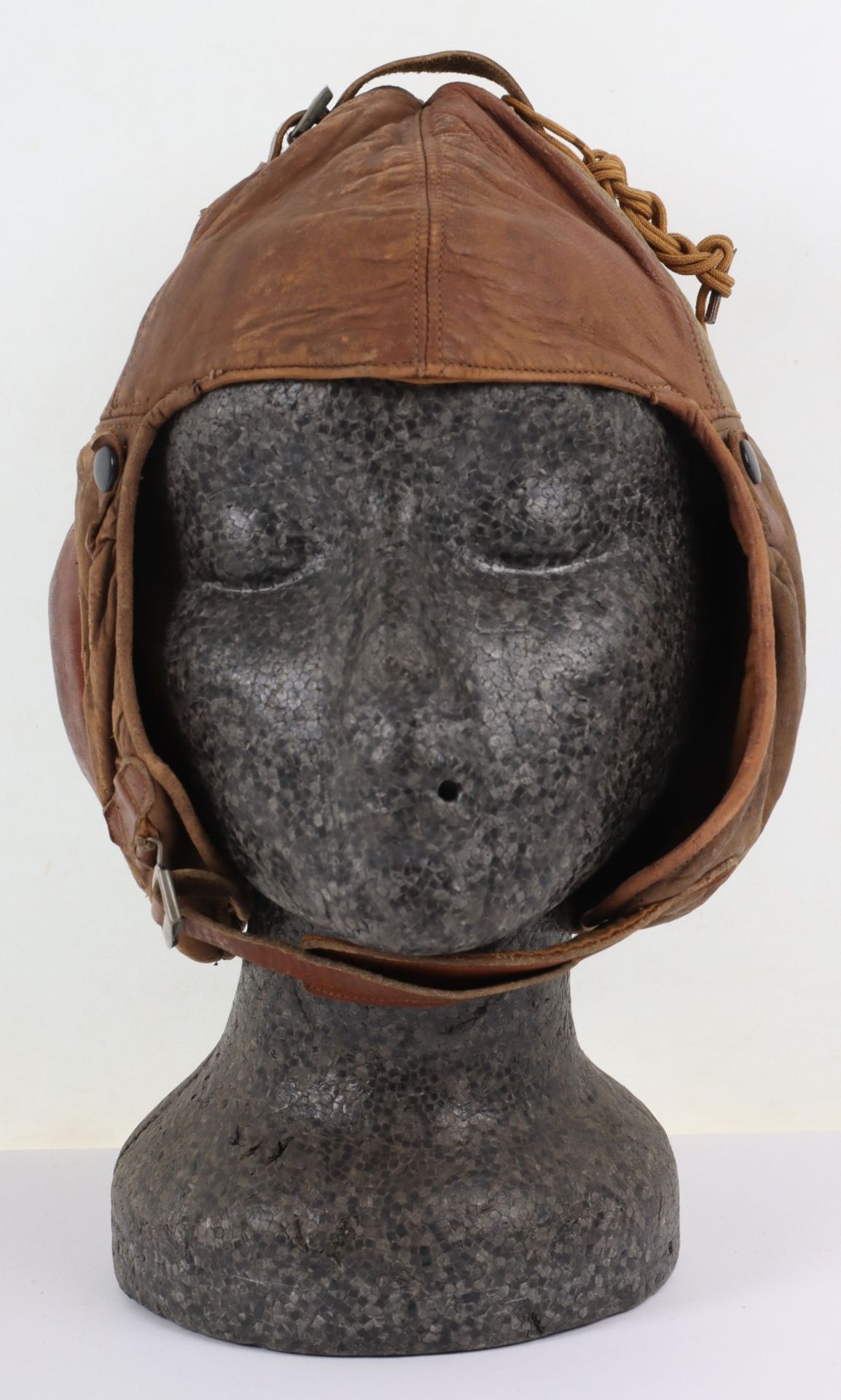 American Western Electric Company Leather Aviators Helmet - Image 9 of 9