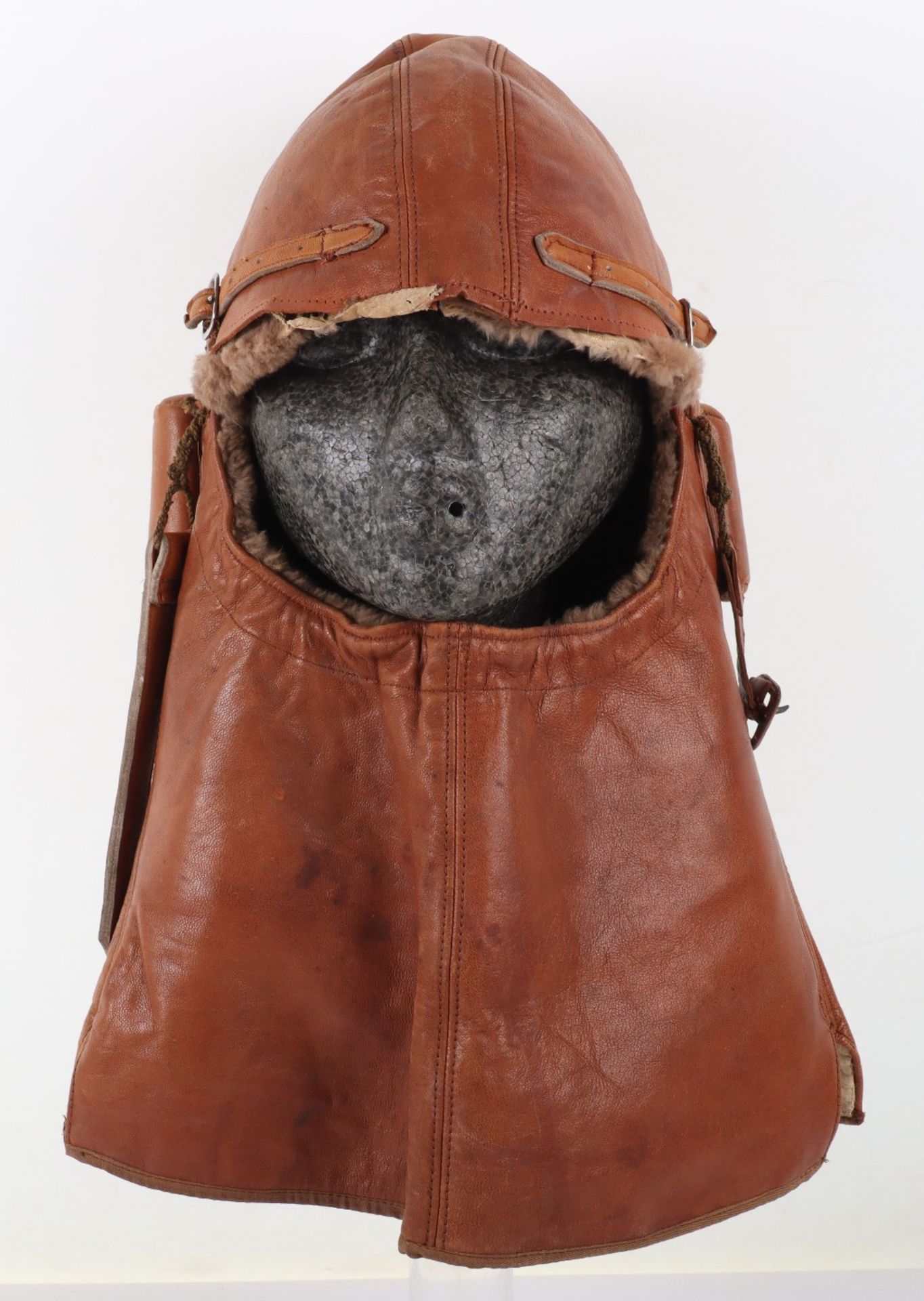 WW1 Royal Flying Corps Cowl Pattern Flying Helmet - Image 8 of 8