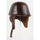 1920’s / 1930’s Motorists or Aviators Leather Crash Helmet