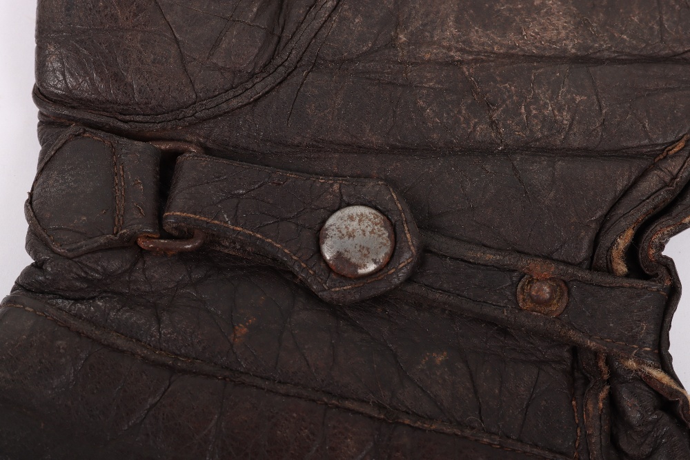 2x Pairs of Leather Aviators Gauntlets - Bild 4 aus 5