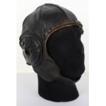 Pre-WW2 D Lewis Pattern Leather Flying Helmet