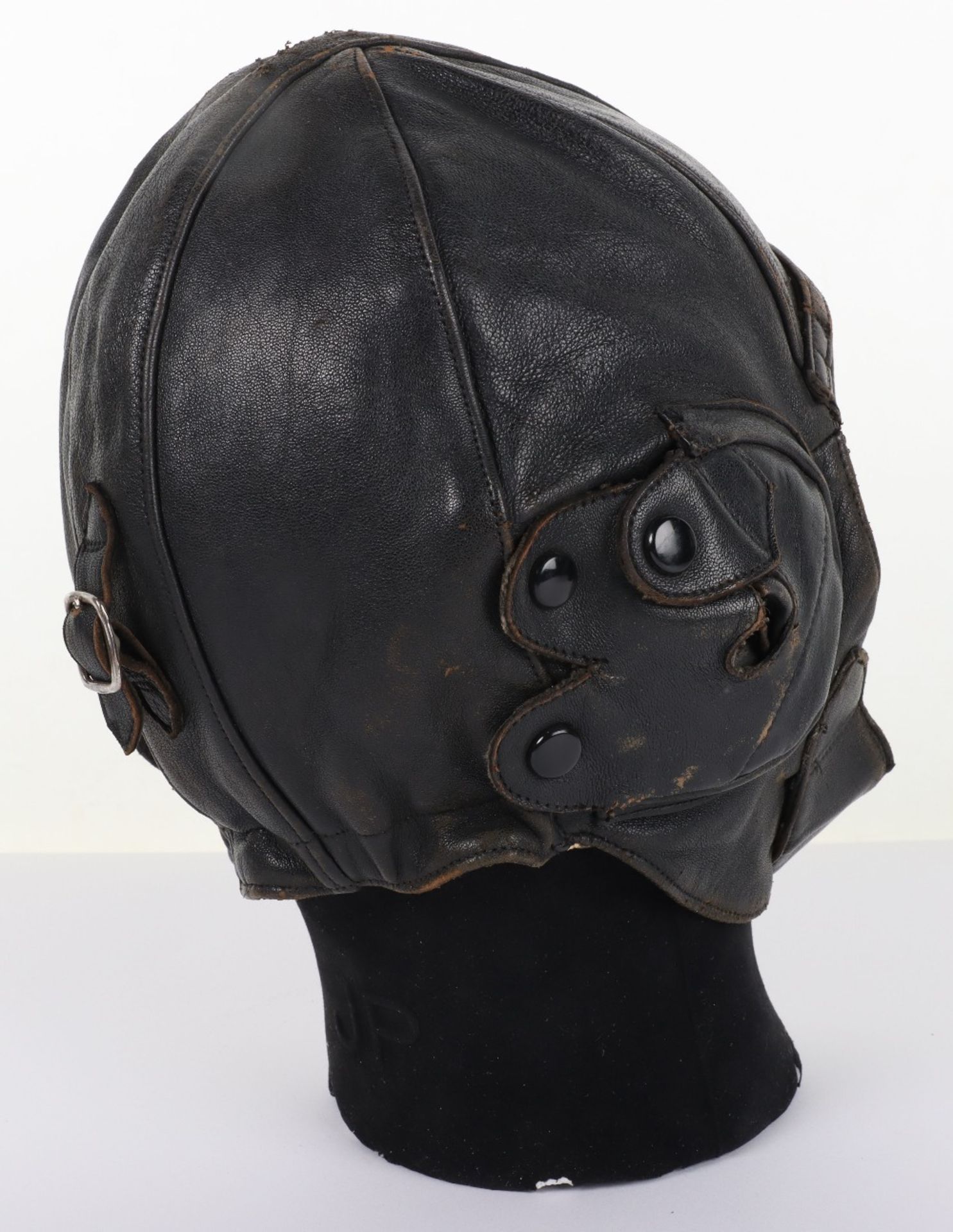 Pre-WW2 D Lewis Pattern Leather Flying Helmet - Image 4 of 10