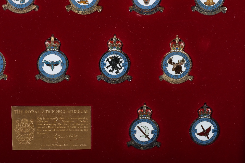 Limited Edition Royal Air Force Museum Battle of Britain Squadron Badge Collection - Image 5 of 5