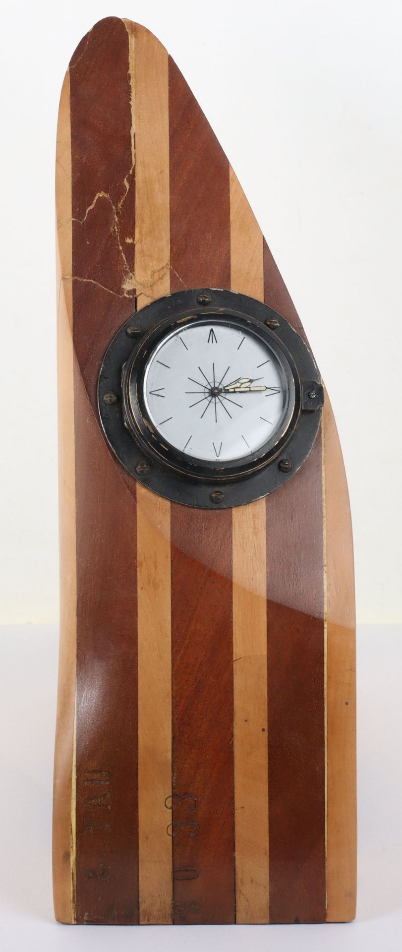 Aircraft Cockpit Clock Mounted into Propeller Section