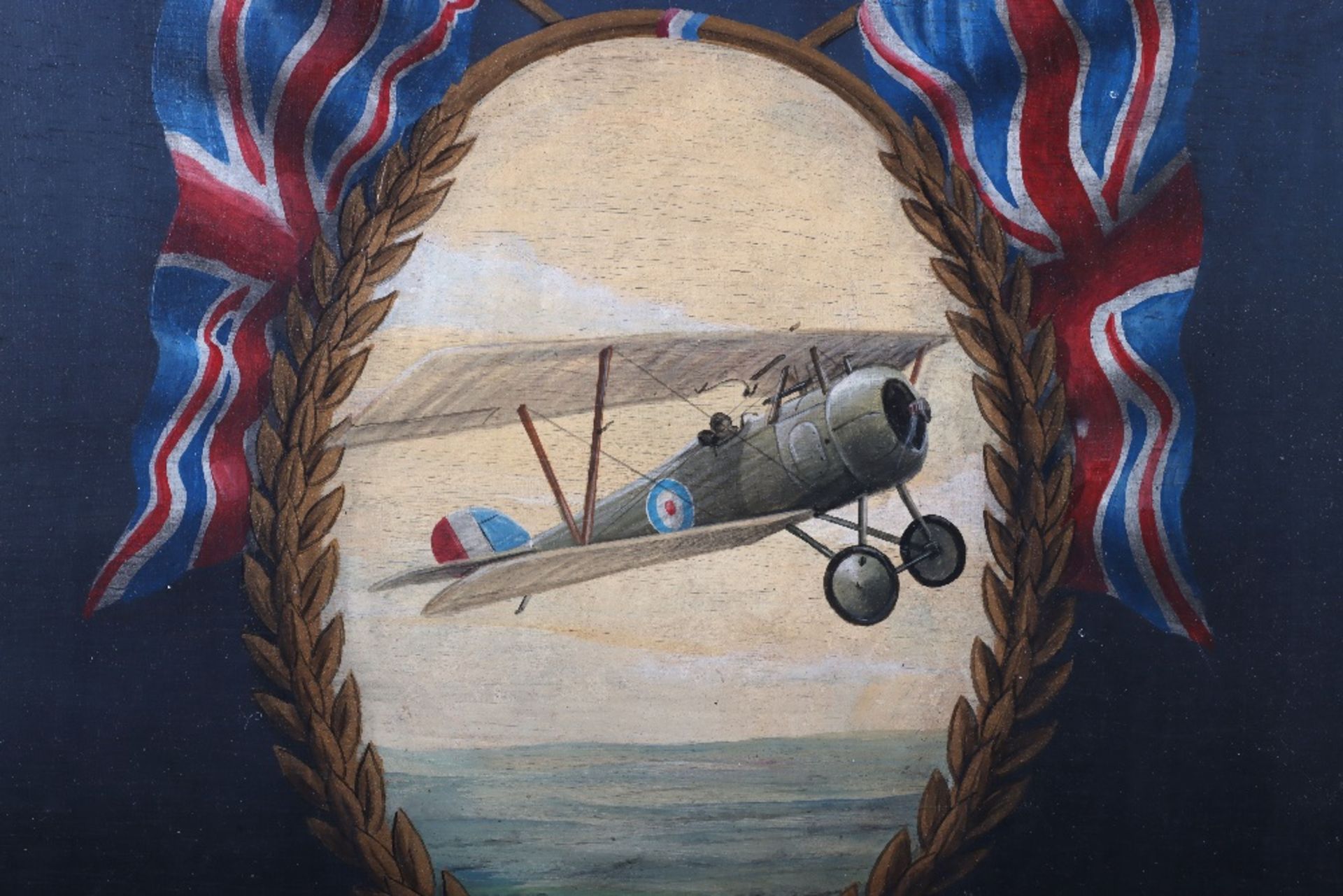 Hand Painted 29th Squadron Royal Flying Corps Commemorative - Image 3 of 4