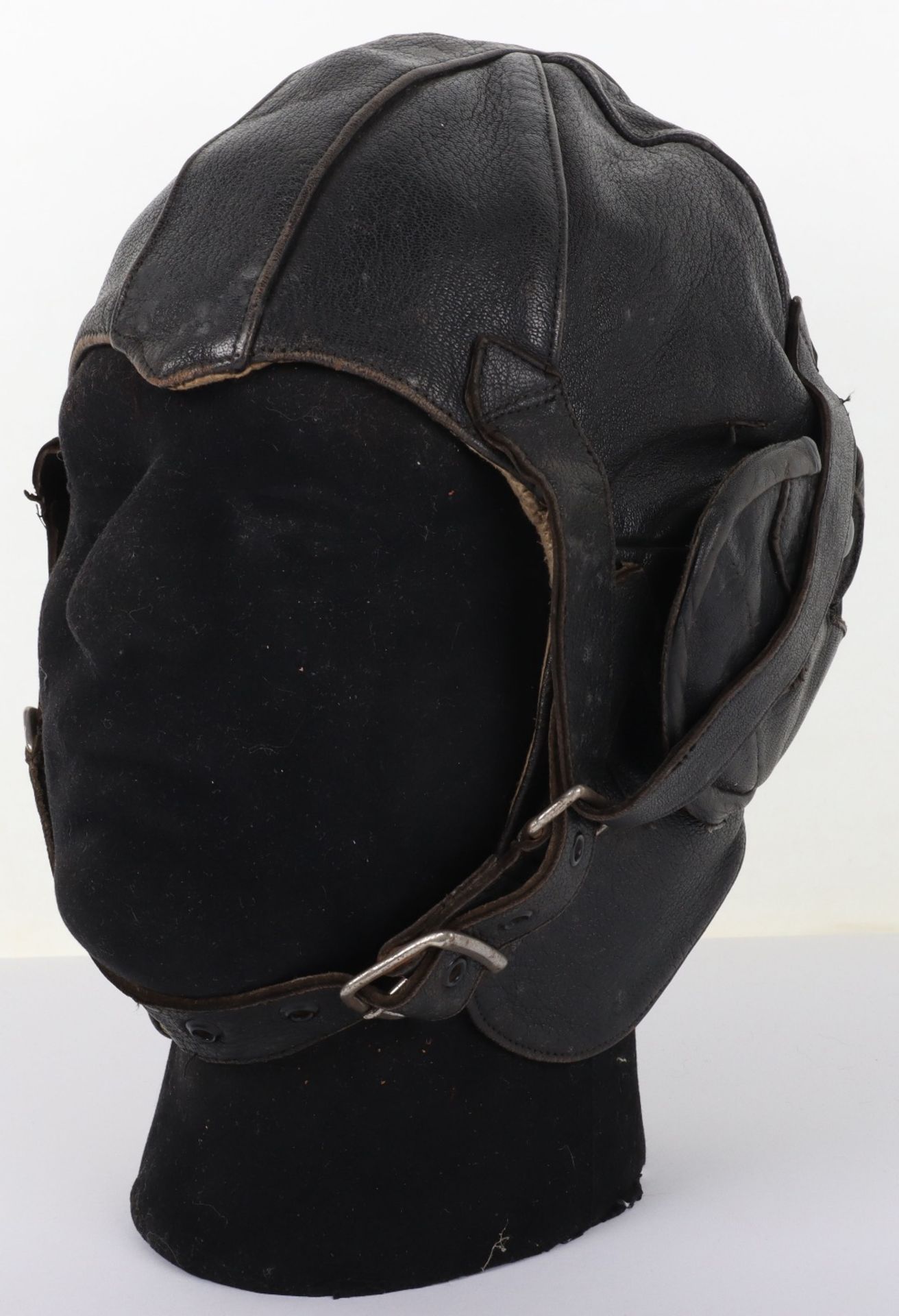 Pre-WW2 D Lewis Pattern Leather Flying Helmet - Image 2 of 9