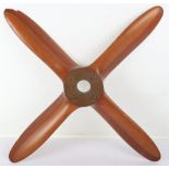 Small Four Bladed Generator Propeller