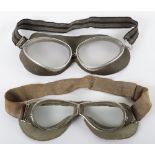 2x Pairs of Aviators Flying Goggles