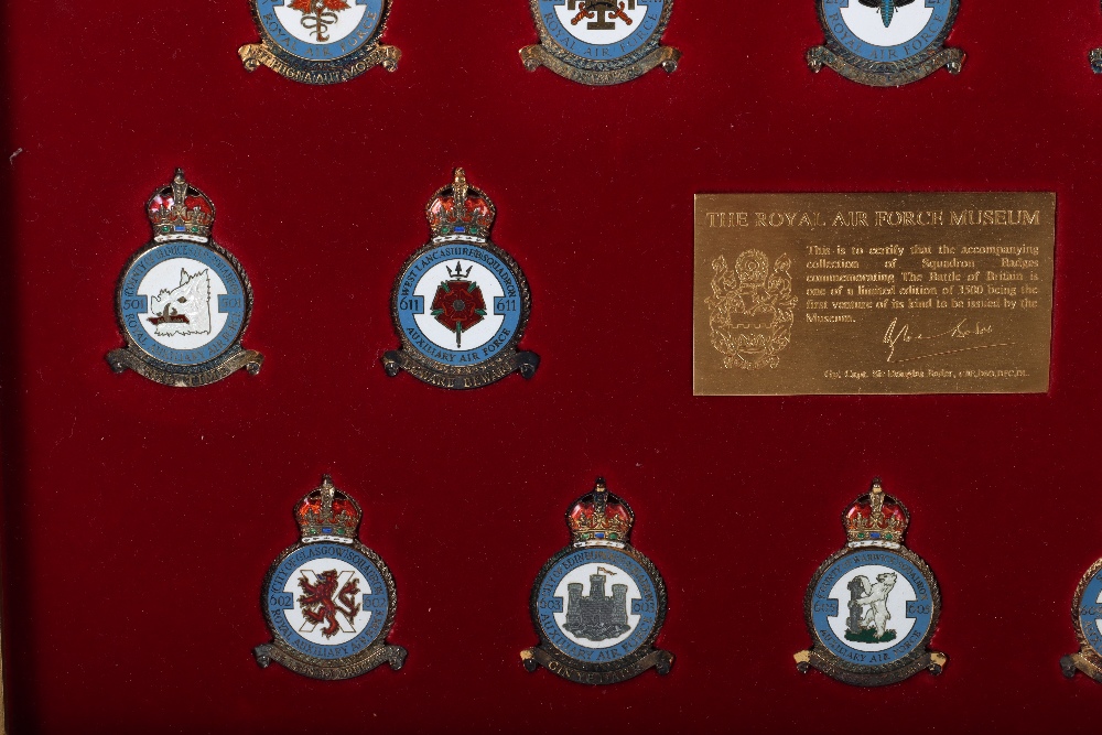 Limited Edition Royal Air Force Museum Battle of Britain Squadron Badge Collection - Image 4 of 5