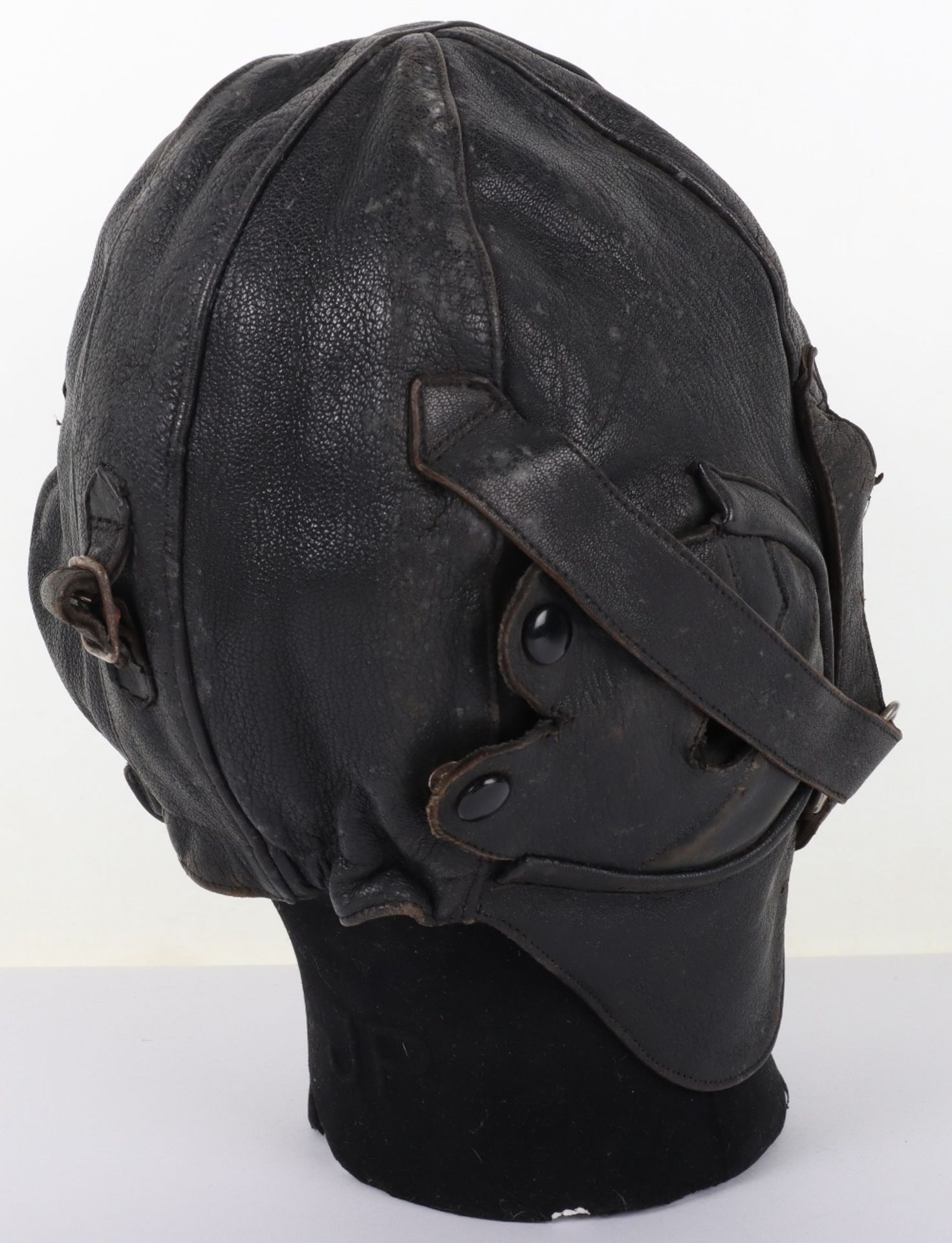 Pre-WW2 D Lewis Pattern Leather Flying Helmet - Image 6 of 9